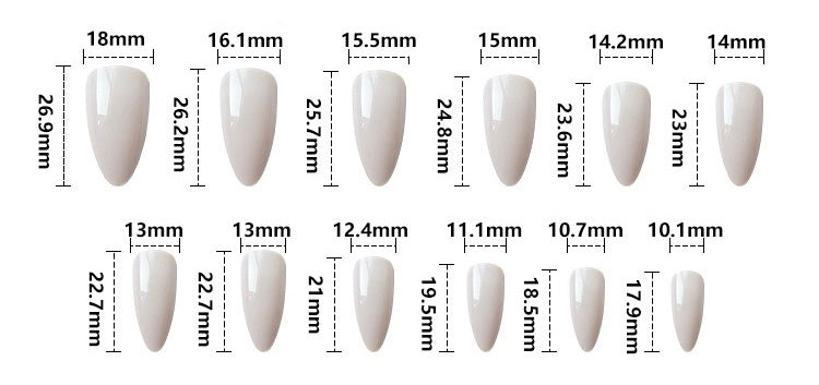 24-Piece Chic Black & White Marble Press-On Nail Set – Unique Artistic Design - Zariah's