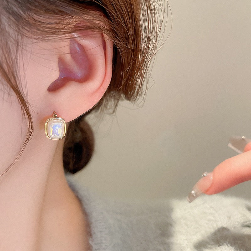 Elegant Vintage Faux Pearl Hoop Earrings - Zariah's