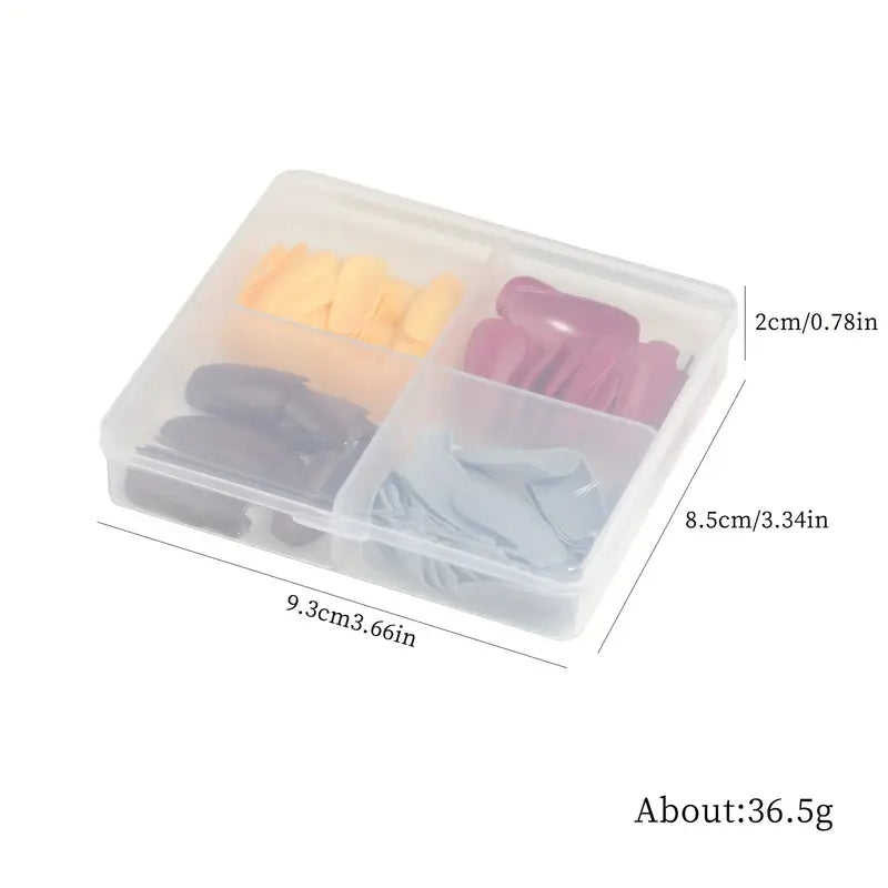 红色系穿戴甲4色96片装,diy必备单品 - Zariah's