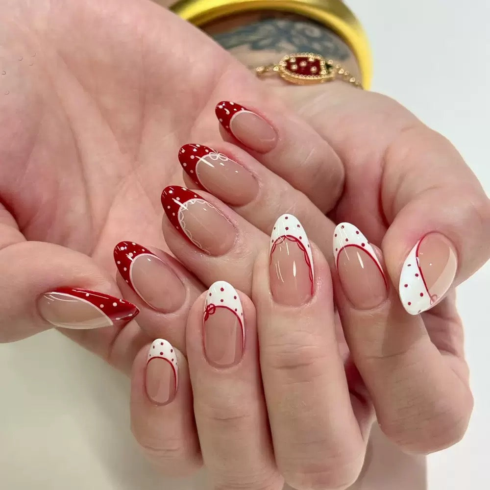 ZARIAH's Red & White Polka Dot
