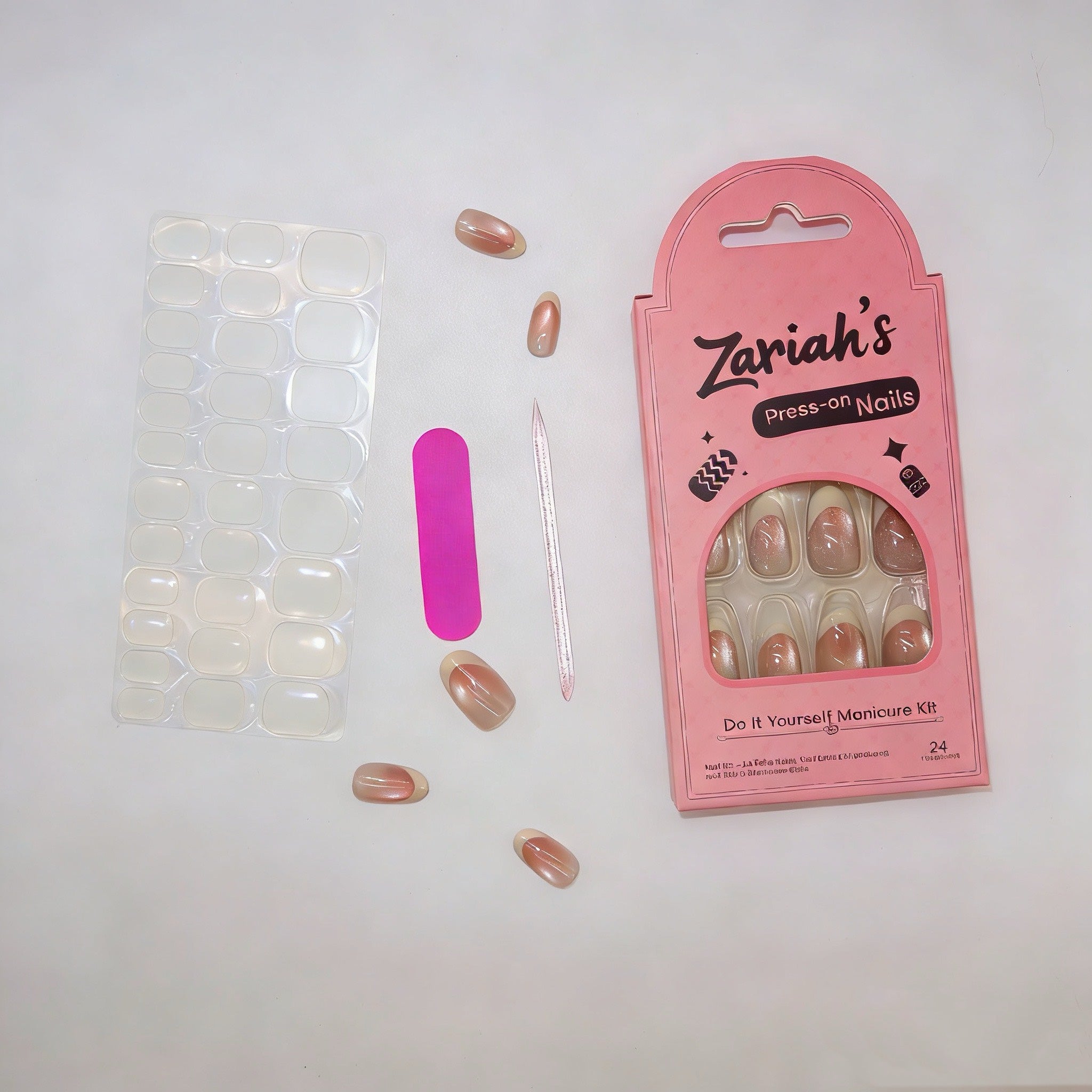 ZARIAH'S CAT-EYE White Peach - Zariah's