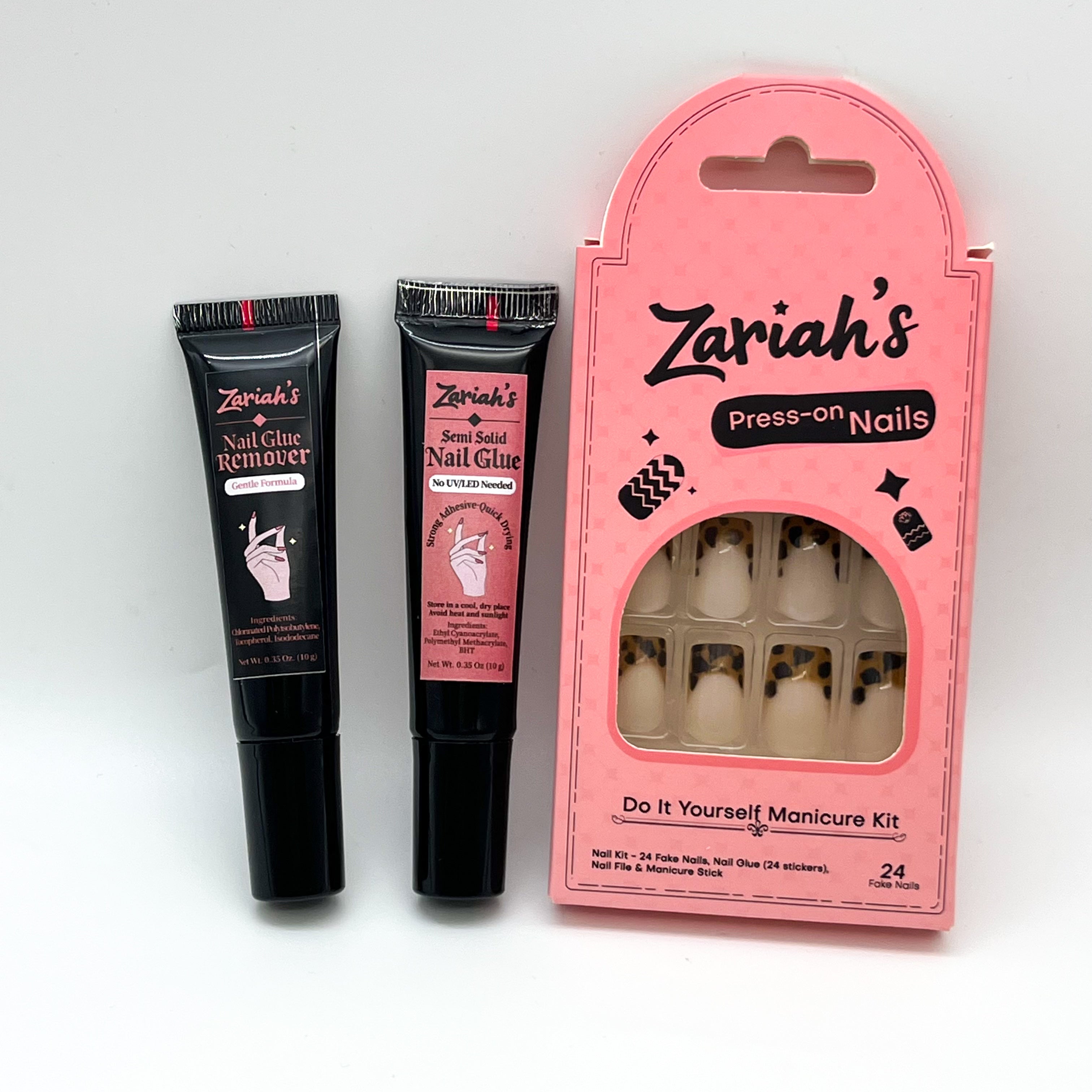 ZARIAH's Semi-Solid Nail Glue and Glue Remover - Zariah's