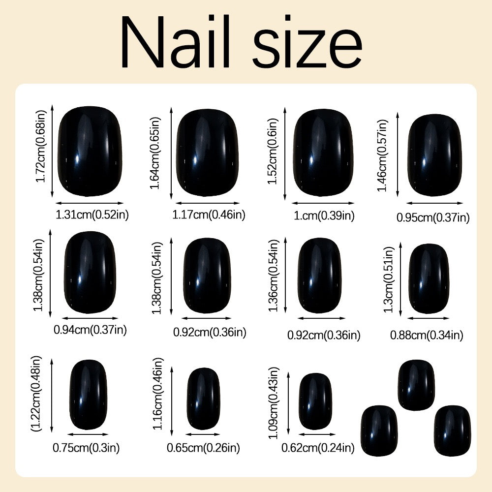 578-Piece Short Press-On Nail Set – 24 Colors with Jelly Glue & Nail File - Zariah's