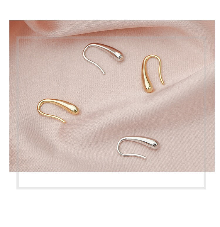 French Minimalist Teardrop Stud Earrings – Elegant & Luxurious - Zariah's